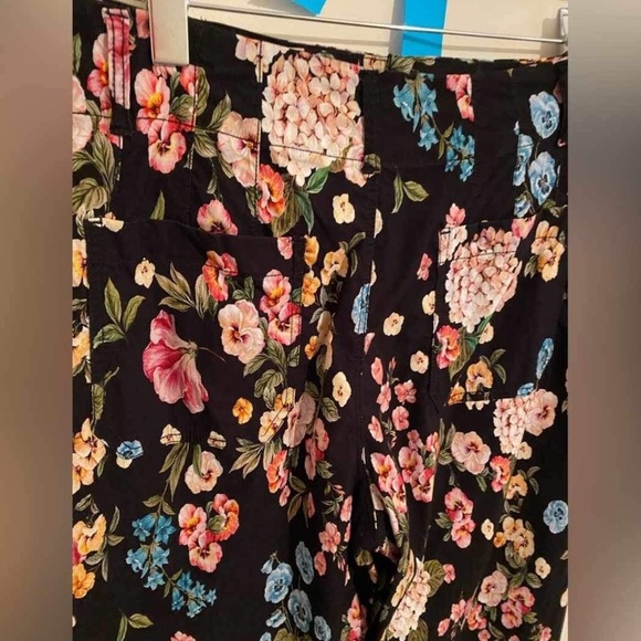 Anthrolopogie Maeve The Colette Wide Leg Cropped Pants - Picture 9 of 13